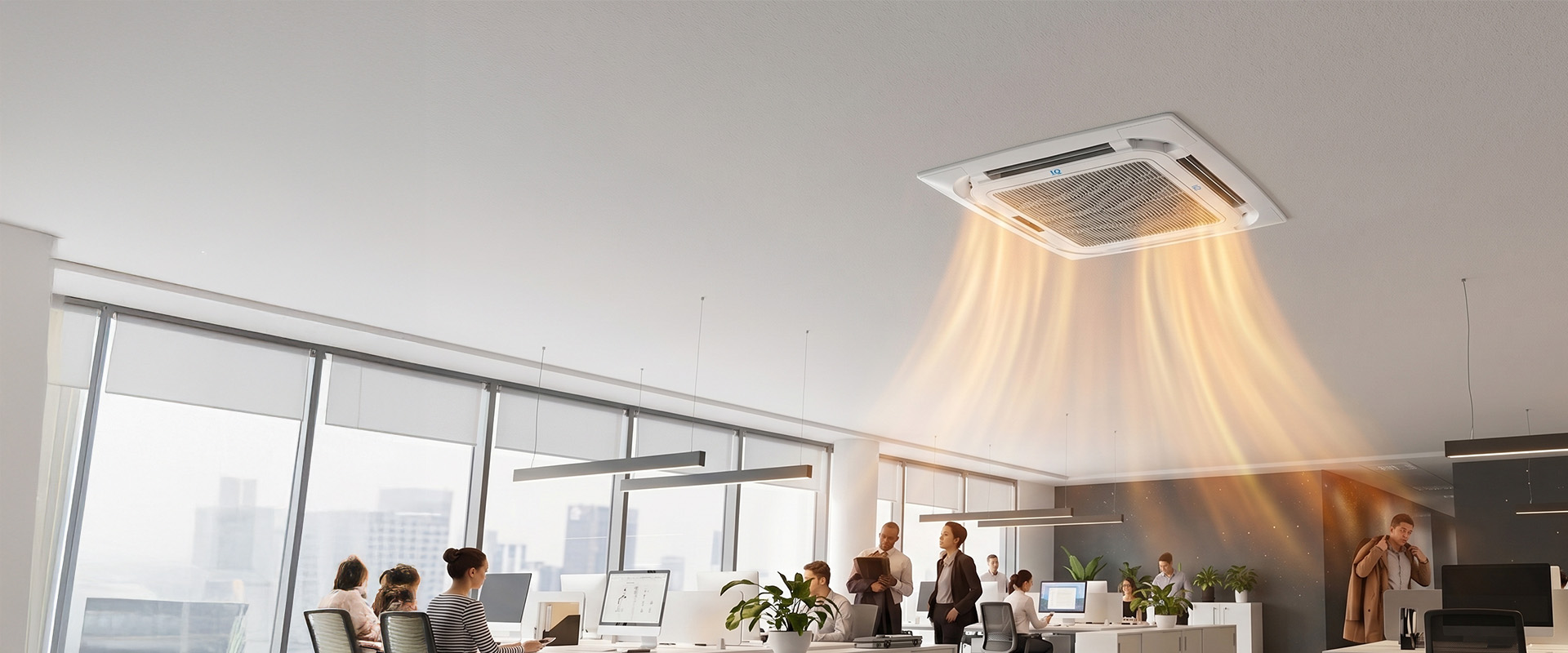 Industrial and residential HVAC air treatment installation by IQ South Africa